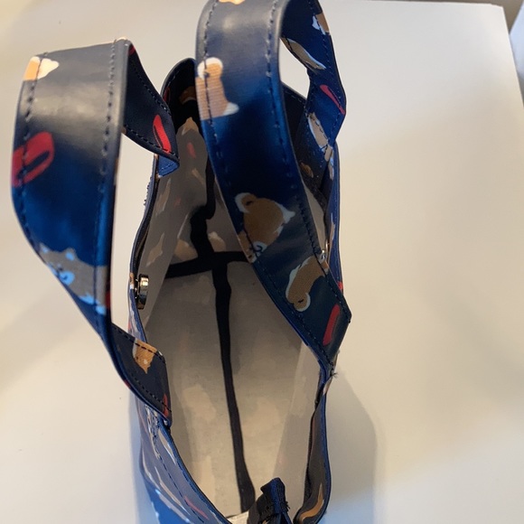 Small Dark Blue Tote Bag. - Picture 3 of 4